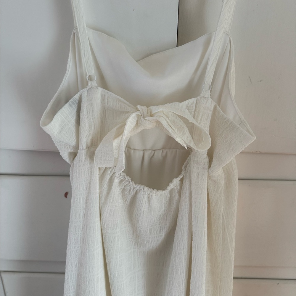 H&M Asymmetrical White Dress